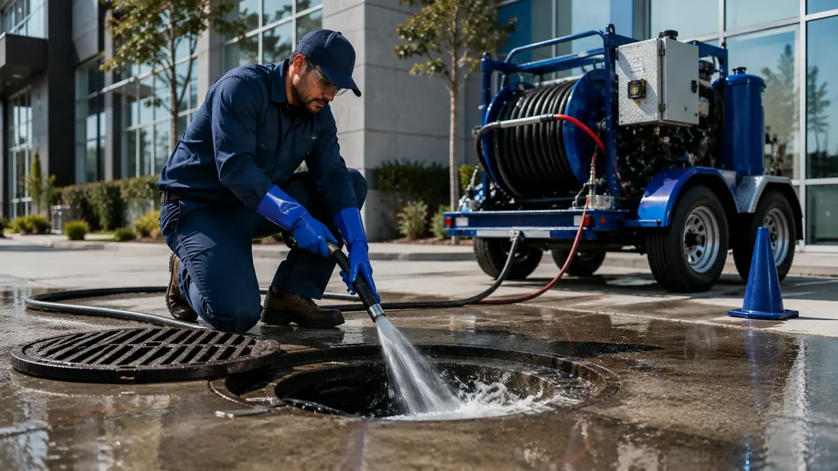 Commercial Hydro Jet Drain Cleaning in Glendora