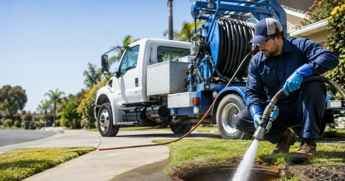 Hydro jet sewer cleaning Glendora