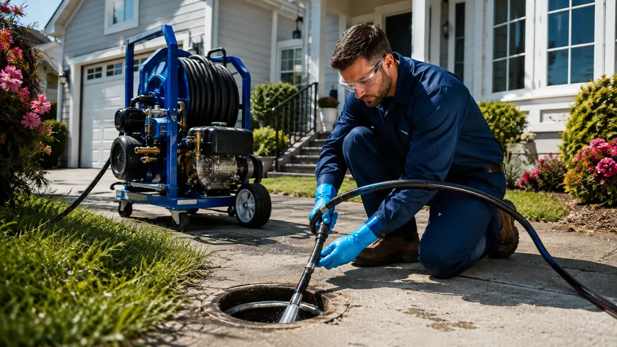 Residential Hydro Jet Drain Cleaning in Glendora