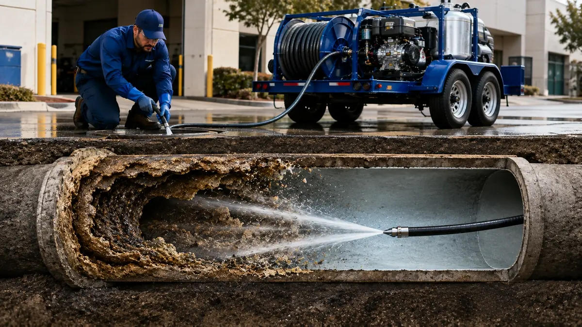 Sewer Pipe Descaling in Glendora